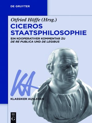 cover image of Ciceros Staatsphilosophie
